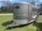 2005 W&W 16' 3  slant stock trailer with Tak Room has Title no content