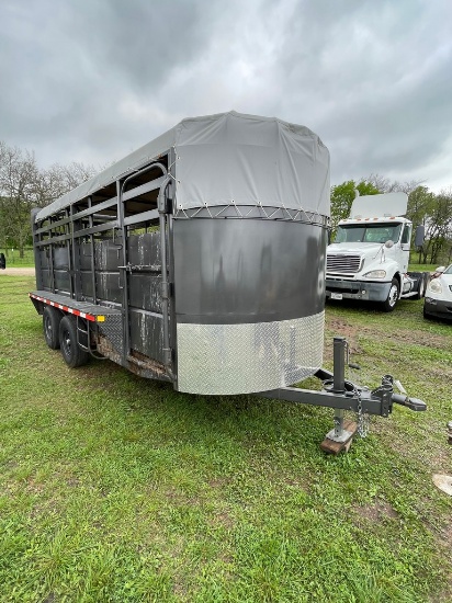 2023J&C 6x16x7 wash out, swing,, Slide Gate, Escapedoopr,Aluminum flooring nice Trailer