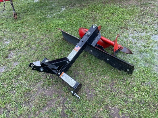 Yanmar 4' 3 point Angle Blade & Auger bit