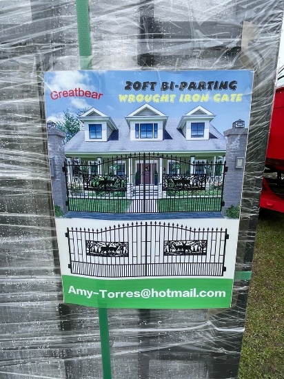 20ft. Bi Parting Gate Deer