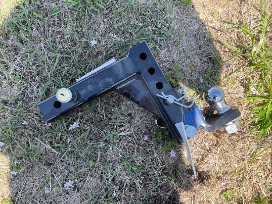 9  1/2" Adjustable Drop Hitch 2" Ball with lock