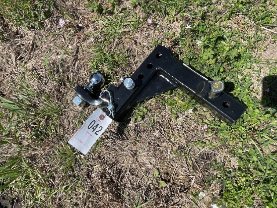 9  1/2" Adjustable Drop Hitch 2" Ball with lock