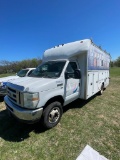 2005 Ford E-350 Super Duty 499K miles Gas Engine Service box Runs & Drives AS IS