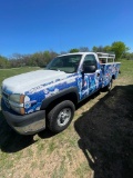 2005 Chevy 2500 Single Cab 2WD 364K Miles 6.0L Engine with Service bed runs & drives Clean title AS