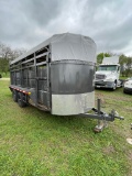2023J&C 6x16x7 wash out, swing,, Slide Gate, Escapedoopr,Aluminum flooring nice Trailer