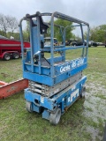 Genie G5-1930 Scissor Lift 732 Hrs Runs & operates 19' lift