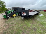 1978 26+ 4 GN Trailer All Steel Folding ramps,new Axles,springs,spring hanger tirs,wheels,wiring new