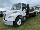 2012 Freightliner 24' Flatbed 10 speed 361K Miles Cumnmins Diesel Engine runs & drives cleant title