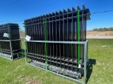 20 Pcs 10x7 Fence Panels,21 Pcs Post with connectors, Galvanized Steel
