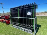 20 Pcs 10x7 Fence Panels,21 Pcs Post with connectors, Galvanized Steel