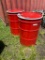2-50 Gallon drum with lids