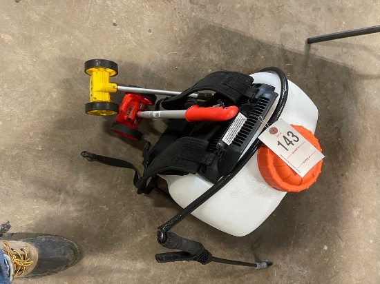 Backpack Sprayer & 2 Wheels