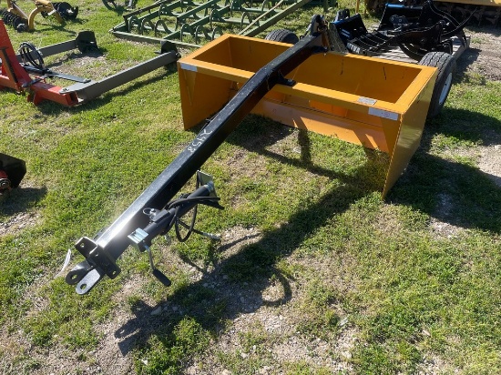5' Pull Behind 2 Wheel Hydraulic Box Blade