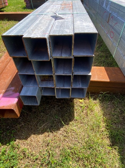 4" Sq. Galv 11 ga. 16 pcs @ 10' 160 ft.