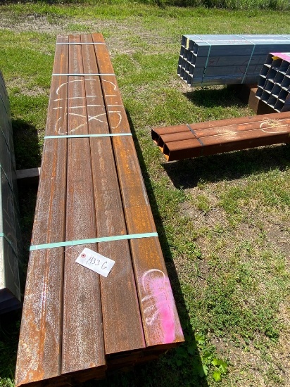 4" Sq. Tubing 11 ga 20 pcs. @ 8' 160ft.