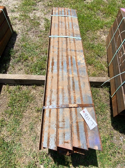 3" C Channel 3/16" 56 pcs @ 61" 284 ft.