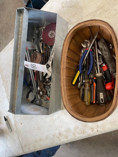 2-totes of Misc tools