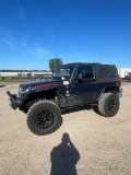 2008 Jeep Wrangler soft top 180K Standard trans lift, fox shocks,17