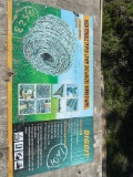 20 rolls Barb wire & 41 post