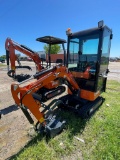 2024 AGT LH13R Mini Excavator Closed Cab 420cc Gas Engine