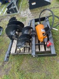 New Wolverine Quick Attach Auger with 2 bits