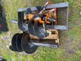 New Wolverine Quick Attach Auger with 2 bits