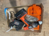 Black & Decker 18V Drill with bits