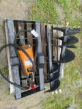 New Wolverine Quick Attach Auger with 2 bits