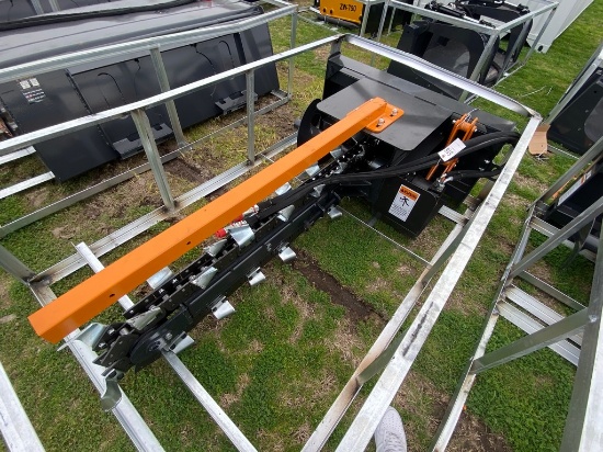 New Wolverine Quick Attach Skid Steer Trencher 48" Model# TCR-12-48H