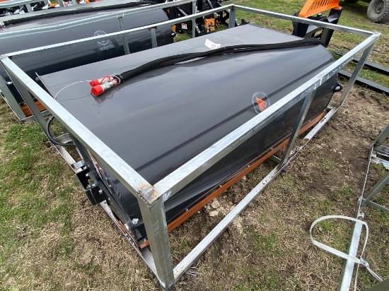 New Wolverine Quick Attach Skid Steer Boxbroom Sweeper 72"Model# BBS-11-72w