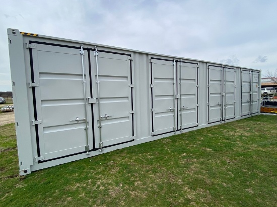 New 40' High Cube Mulit Door 1 Trip Container, 4 Opwn Side Doors, 1 End Door #CICU4834564