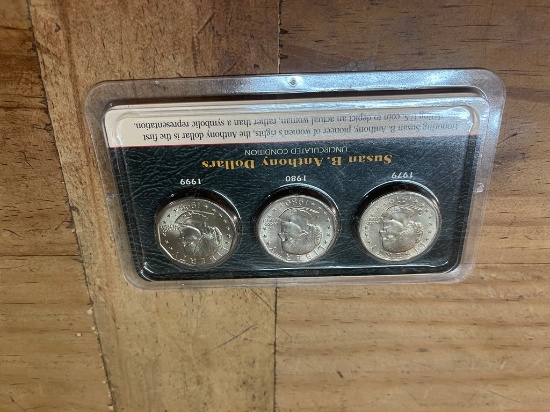 1979,1980,1999 Susan B Anthony dollar