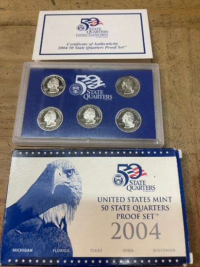 2004 50 State Quarters,United States Mint Certificate of Authenticity
