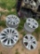 4-Nissan Rims & 3 Mercedes Rims