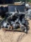 Metal tool box with content, bundle of steering columns