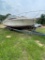 Sea Ray Cabin Boat With Road runner Tri Axle Trailer no title unknown condition