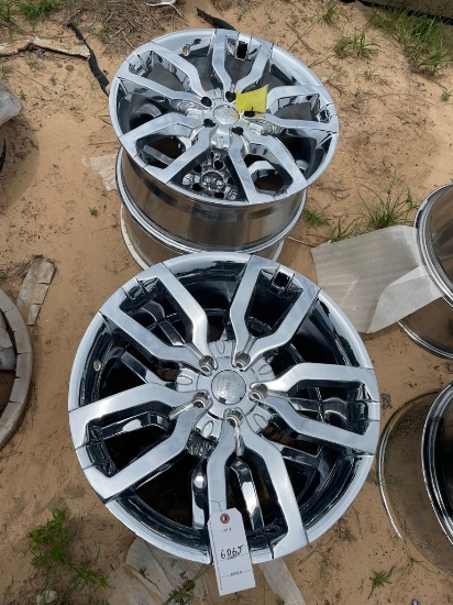 4-20" 5 Lug Chrome Rims