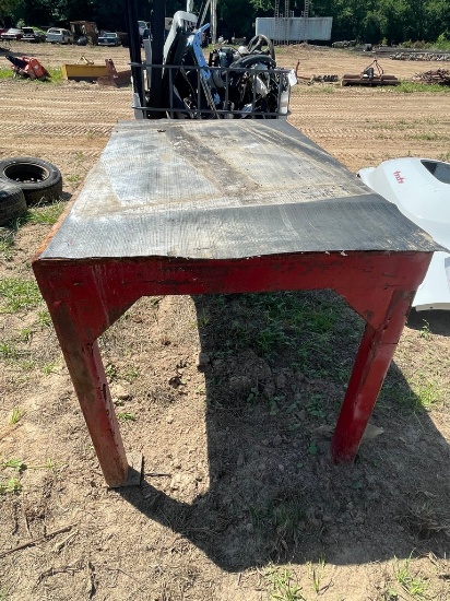 HD Metal Shop Table