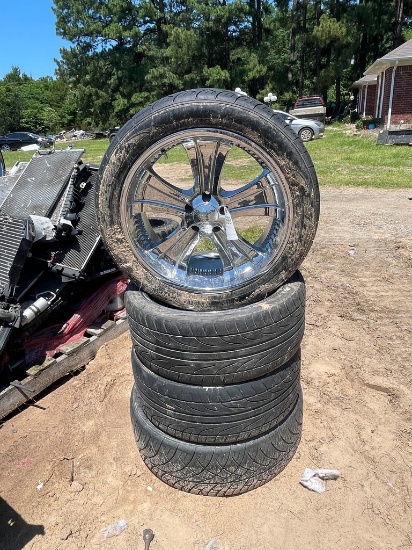 4-Boss 20" 5 Lug Wheels & Tires