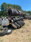 Tire Rack with all tires & Wheels