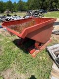 Red Self Dumping Hopper