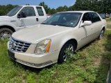 2008 Cadillac DTS 4 Door White Vin#67335