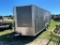 2019 18' Enclosed Cargo Trailer Rear Folding Door Clean Title