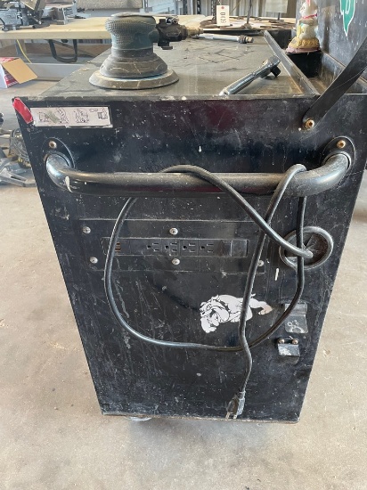 Husky tool box with content