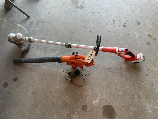 Black and Decker Blower & Weedeater