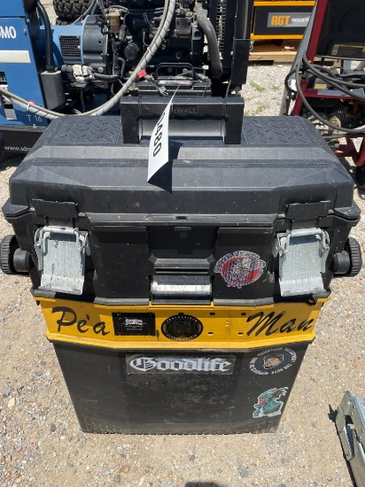 Tool Box with tattoo gun kits
