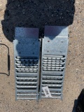 Metal folding ramps