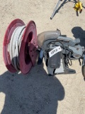 Hose reel & Miter Saw