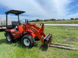 Kubota R420 4x4 Diesel Articulating Wheel loader 3919 hrs runs & operates