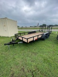 2024 77x16 Utility Trailer with Heavy Duty Gate